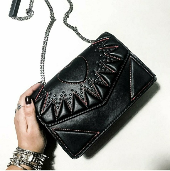 Zara Handbags - Zara Heart Crossbody Bag